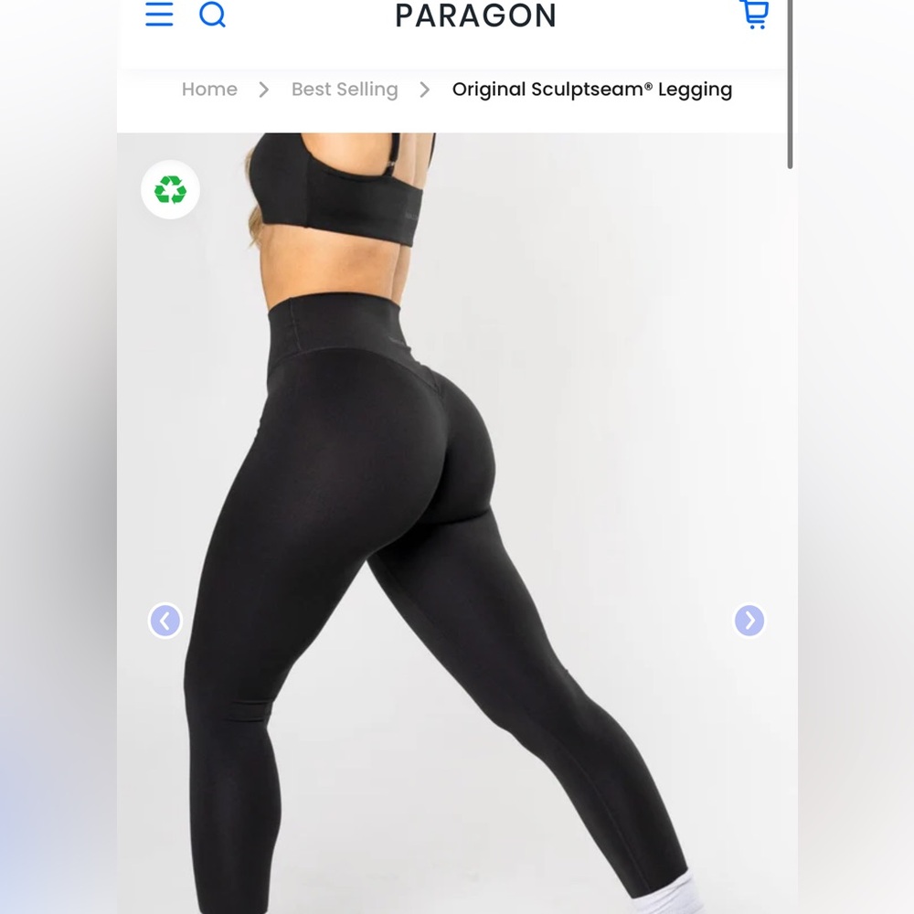 Paragon Fitwear Black Leggings